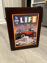 The Game of Life Vintage Game Collection Wood Box 2011 Target Exclusive