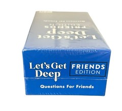 Lets Get Deep Friends Edition Card Game New Sealed