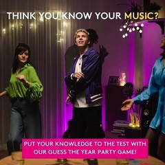 Party Card Game 300 Music Hits 2-10 Players QR Code App Trivia Fun Family Night