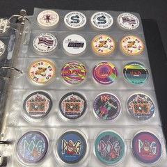 Vintage 1990s-2000s POG Collection Binder Over 400 pcs With Various Designs-READ