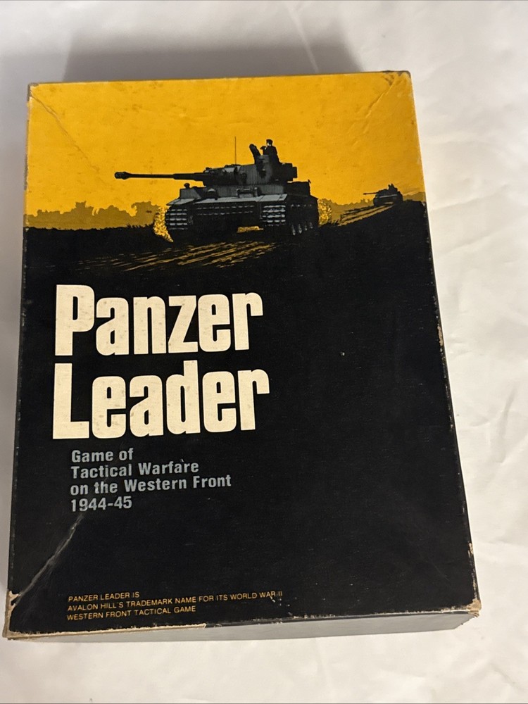 Avalon Hill Panzer Leader Tactical Warfare Western Front 1944-45 Board Game 2430