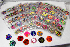 Pogs!• 360 Wrapped/Sleeved & 10 Slammers!• Holographic/Neon Themed!• See Pics!