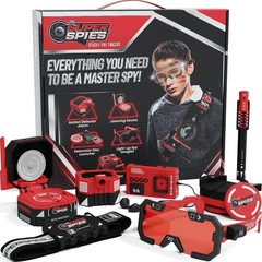 SuperSpies Secret Agent Spymaster Kit – Spy Gear Ninja Toys and Gadgets for K…