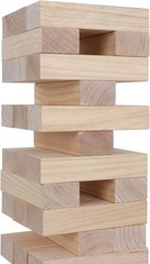 Outdoor Games Giant Tumble Tower (Stacks to 4+ Feet), Large Tumbling Timber, …