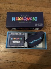HEXAQUEST Tumbling Heads Strategic Trivia Game 2021 Kickstarter NO INSTRUCTIONS
