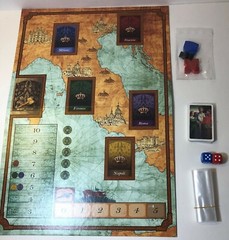 MERCURY Games PRINCESS OF THE RENAISSANCE Board Game Missing Instructions