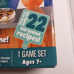 Wilder Toys MASTER CHEF Family Cooking Game Teach Kids To Cook, 22 Recipes