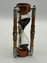 Ebro Past Present And Future Steampunk Gear Work Black Sand 5 Minute Timer