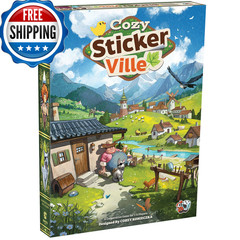 Asmodee Cozy Stickerville Board Game – Narrative Strategy Game Of Village