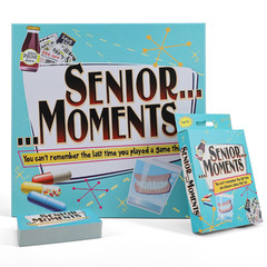 TDC Games Senior Moments Bundle Pack – Board Game and Travel Card Game