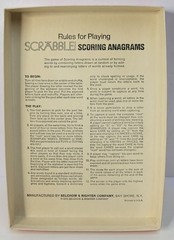 Vintage Scrabble Scoring Anagrams 1975 Complete 180 Tiles