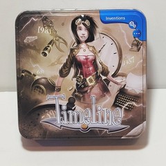 Timeline Inventions Card Game – Asmodee 100% Complete w/ Instructions In Tin