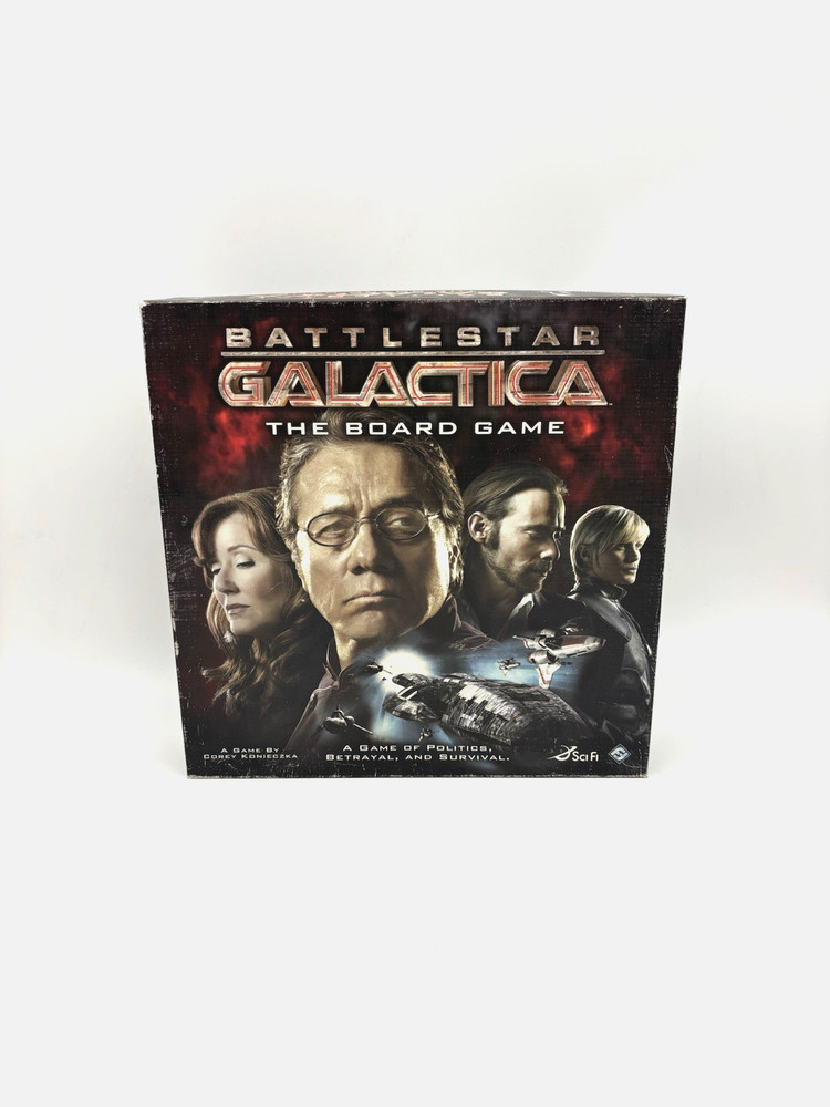 Battlestar Galactica Board Game Core Set Fantasy Flight Games 100% Complete