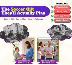 2026 World Cup Soccer Trivia Card Game, Nations & Icons – 150 Quiz Questions,…
