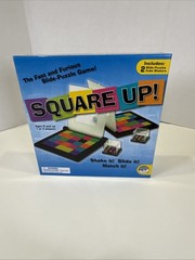 Square Up! Game COMPLETE Mindware 2009 Tile Strategy Slide Puzzle Race