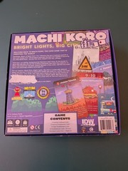 New Inside Machi Koro Bright Lights City Building Complete Board Game: Box Wear