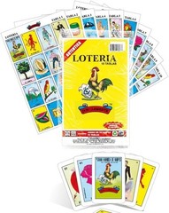 Portable Traditional Loteria Game with Colorful Cards – Fun for All Ages