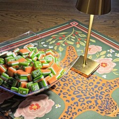 US Stock American Mahjong Tiles 160 Oil Painting Hand-Painted Mahjong Set