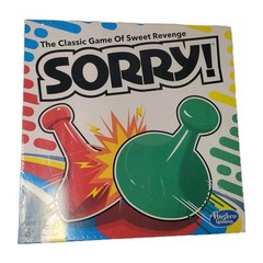 New Sorry Family Board Game Hasbro Made In U.S.A Ages 6+ 2-4 Players A5065