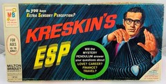 1967 Kreskin’s ESP Game by Milton Bradley Complete in Very Good Cond FREE SHIP