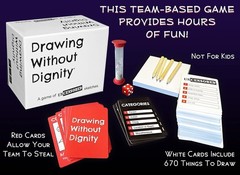 Drawing Without Dignity Adult Party Drawing Game, Twisted Funny Game Night