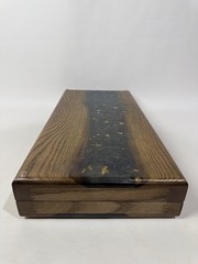 Luxury Wooden Backgammon with Epoxy Resin