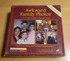AWKWARD FAMILY PHOTOS Board Game Night Funny Pictures Laughs COMPLETE