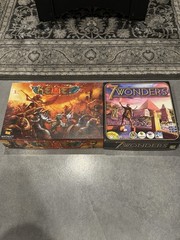 Kemet + C3k And 7 Wonders With Expansions: Cities, Leaders, And The Wonder Pack