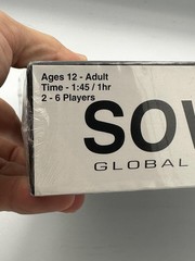 Sovereignty Global Property Trading Game Board Game New Sealed Strategy Ages 12+