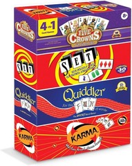 Ultimate Family Card Games Set – Includes Five Crowns, SET, Quiddler & Karma