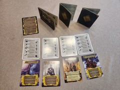 Dungeon Roll Dice Game with Winter Heroes Promo Pack TMG 2013 (1 Token Missing)