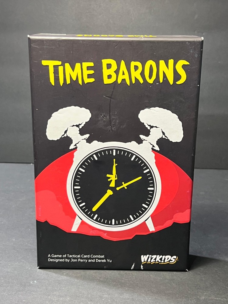 Time Barons Board Game NECA Wizkids 100% COMPLETE RARE