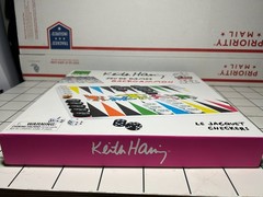 KEITH HARING Vilac Backgammon Set Jeu De Dames Complete In Box CIB Full Set Art