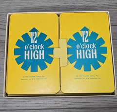 1965 Milton Bradley 12 O’Clock High Card Game Complete 40 WWII Aircraft Cards