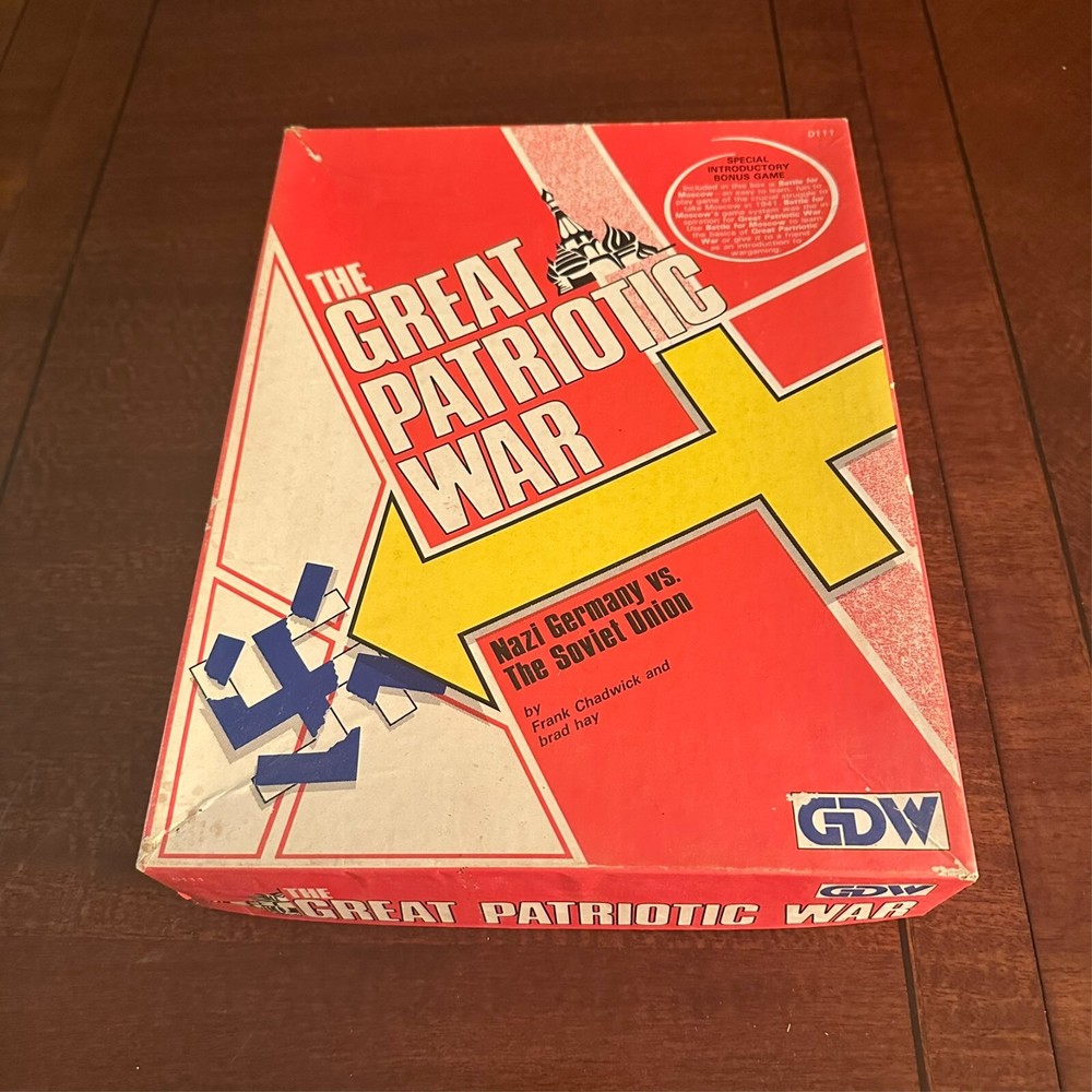 GDW : The Great Patriotic War game – Nazi Germany vs. USSR 1941-45 (UNPUNCHED)