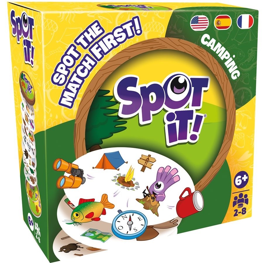 Asmodee Dobble Spot It! Camping (Multilingual) 2024