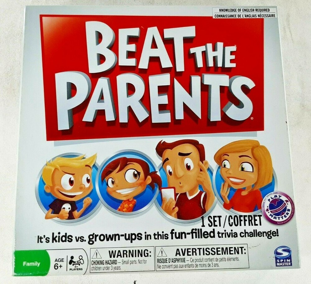 Beat The Parents It’s kids vs. grown-ups trivia challenge! by Spinmaster
