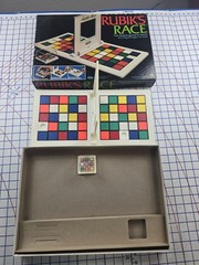 Rubik’s Race game original box by Ideal 1982 maker’s Rubik’s cube Great Shape