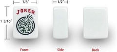 Mose Cafolo American Mahjong Game Set, Pinky Red Carrying Bag,166 Premium Whi…