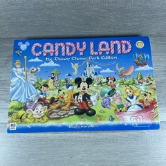 MB 2009 Hasbro Candy Land the Disney Theme Park Edition Game *used* complete