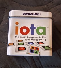 IOTA The Great Big Game In The Teeny-Weeny Tin By Gamewright 2012 Rare Complete