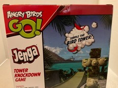 Angry Birds GO! Jenga Tower Knockdown Game Hasbro Gaming