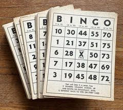 80+ Vintage Black Bingo Cards 4.25″ x 5.5″ – Crafts Scrapbooking