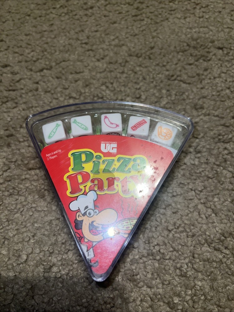 , Pizza Party Dice Game, Dice Game for Kids and Families, Ages 6+