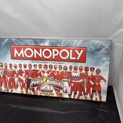 Power Rangers Monopoly 20th Anniversary Edition New In Box