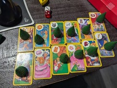 ENCHANTED FOREST 1994 FOR PARTS ONLY 13 TREES with 12 TOKENS no cards included