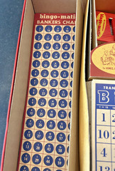 Vintage Bingo-Matic Game Transogram 1950s Made Usa Original Box Family