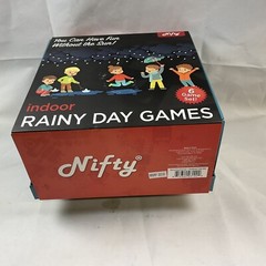 Nifty Indoor Rainy Day Games Kit. 6 Classic Game Set Ages 14 And Up