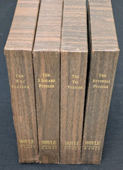 VTG 1964 HOYLE GAME SETKO’S 3 SQUARE PUZZLER WALNUT BOARD BRASS PCS BOXED COMPLT