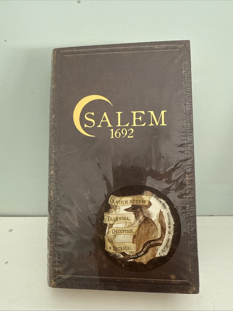 Salem 1692 Witch Hunt Facade Card Game 20-40 Minutes 4-12 Players Age 13+ NEW